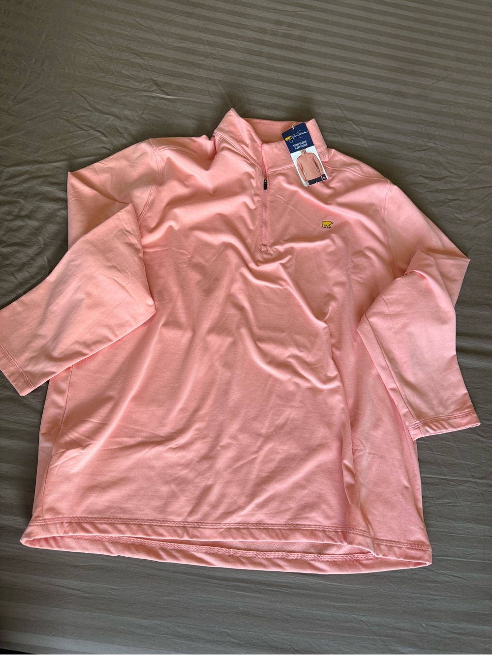 Vineyard Vines Girls' Light Pink Quarter-Zip Pullover